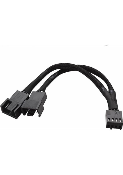 1 To 2 Çoğaltıcı 25CM Fan Uzatma Kablosu Y Tip 4 Pin 3 Pin Bilgisayar Kasa Anakart Ekran Kartı