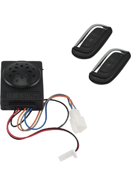 36V-72V Elektrik Scooter Alarm Sistemi Çift Uzaktan Kumanda Güvenlik Mopalı Alarm Aksesuarları Su Geçirmez Bisiklet Alarmı (Yurt Dışından) modelleri