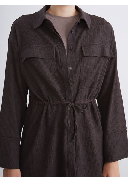 Yeni Sezon Dokulu Kadın Gömlek Tunik modelleri