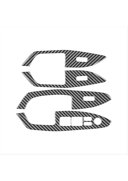 Kia K5 Optima Için Karbon Fiber 2011-2015 Lhd Pencere Kaldırma Anahtarı Kapak Trim Iç Aksesuarlar A (Yurt Dışından)