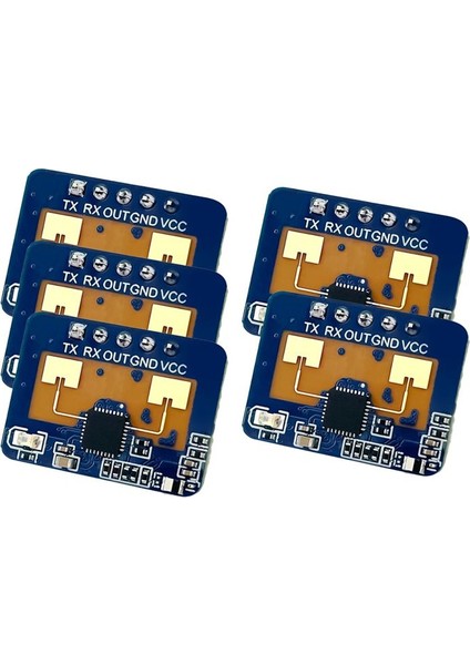 5 Pcs 24G Mmwave HLK-LD2410C Insan Varlığı Radar Sensörü Hareket Algılama Modülü (Yurt Dışından)