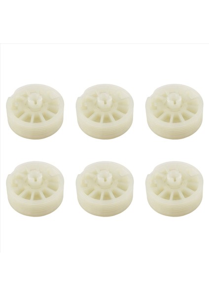 6x 82483-D3000FFF Pencere Regülatör Dişli Damlı Makarası Hyundai Tucson Kia Sportage Ql Optima 2016-2019 Onarım Dişilisi Bej (Yurt Dışından)