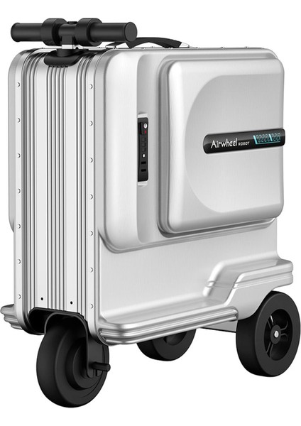 SE3T Elektrikli Binilebilir Scooter Valiz Gri