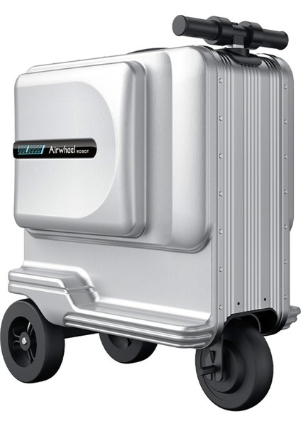 SE3T Elektrikli Binilebilir Scooter Valiz Gri