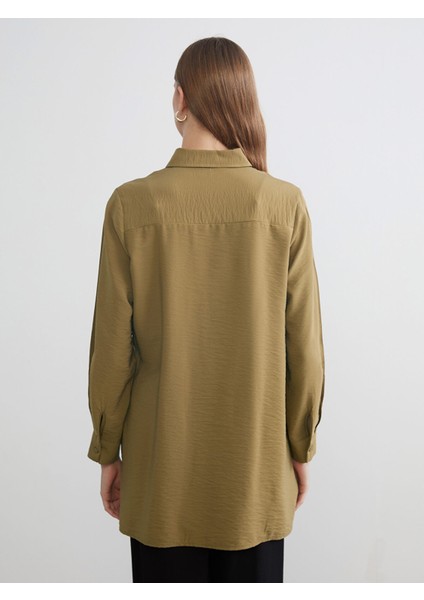 Yeni Sezon Beli Bağlamalı Kadın Gömlek Tunik fırsatları