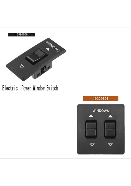 15590708 15590707 Chevy Gmc Astro Safari 1985-1995 Pencere Cam Kaldırma Anahtarı 19209394 (Yurt Dışından) fiyatları