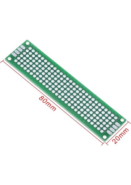 2X8CM 06X28 Proto Pcb Pertinaks Elektronik Devre Prototip Deney Kartı Delikli Plaket Fr4