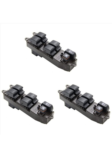 Toyota Vios 84820-33230 Için 3x Araba Cam Kaldırıcı Anahtarı Güç Penceresi Kontrol Kombinasyonu Anahtarı (Yurt Dışından)