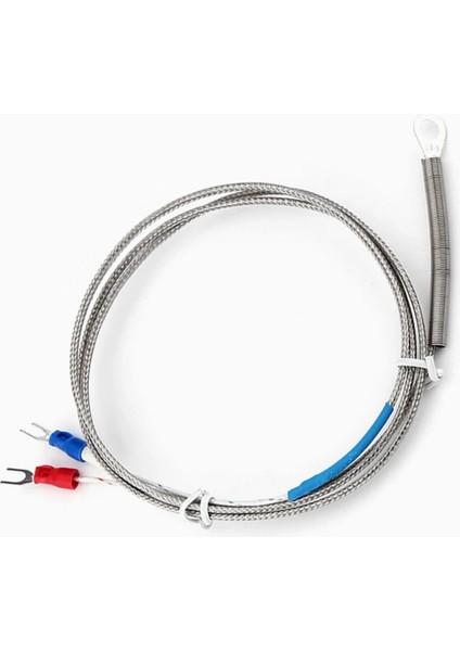 K Type Thermocouple 1 Metre Montaj Delikli Sıcaklık Isı Sensörü 0c / 800C Paslanmaz Çelik Prob K Tip indirimleri