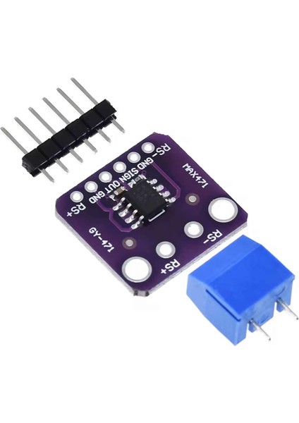 GY-471 3A Akım Sensör Modülü MAX471 Çift Yönlü Ölçme Telefon Taşınabilir Cihaz Pil Batarya