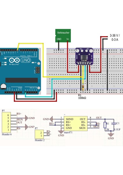 GY-471 3A Akım Sensör Modülü MAX471 Çift Yönlü Ölçme Telefon Taşınabilir Cihaz Pil Batarya