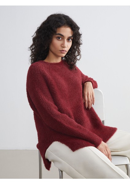 Yeni Sezon Bisiklet Yaka Kadın Triko Tunik