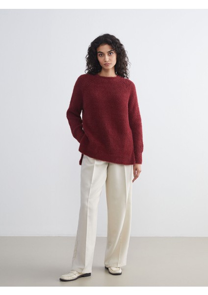 Yeni Sezon Bisiklet Yaka Kadın Triko Tunik fiyatları