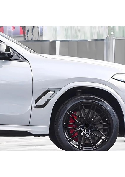 Bmw X6 G06 2020-2024 Aksesuarlar Için Araba Yan Çamurlu Sticker Shark Gill Hava Akış Kanadı Havalandırma Trim Karbon Fiber (Yurt Dışından) fırsatları