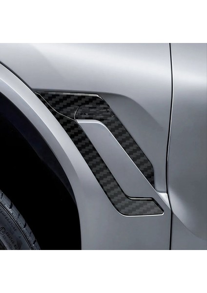 Bmw X6 G06 2020-2024 Aksesuarlar Için Araba Yan Çamurlu Sticker Shark Gill Hava Akış Kanadı Havalandırma Trim Karbon Fiber (Yurt Dışından) indirimleri