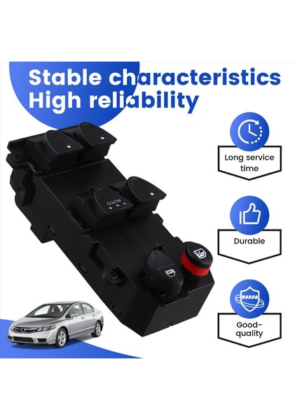 Honda Civic 35750-SNV-U015 Rhd Için Sağ El Sürücü Güç Penceresi Anahtarı Kontrolü (Yurt Dışından) fırsatları