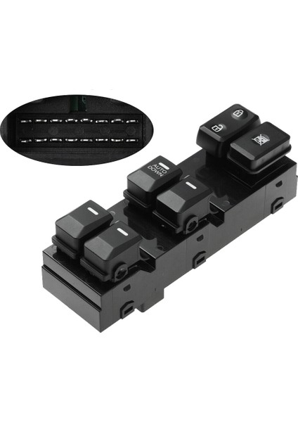 Kia Sportage R 2011-2016 Power Master Pencere Asansör Kontrol Anahtarı Ön Sol Lh Sürücü Yan 93570-3W000 (Otomatik Aşağı) (Yurt Dışından) modelleri