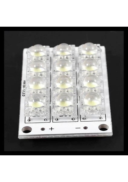 Dc 3V 5V 1W Beyaz LED Board Modül 12 Adet LED Masa Gece Lambası Mobil Aydınlatma HW-5V-12LED