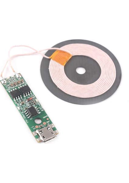 Kablosuz Şarj Modülü 5W 1A Mobil Akıllı Telefon Oyuncak Pil Şarj Transmiter Micro USB Samsung Apple fırsatları