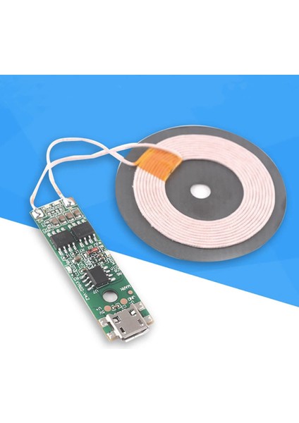 Kablosuz Şarj Modülü 5W 1A Mobil Akıllı Telefon Oyuncak Pil Şarj Transmiter Micro USB Samsung Apple