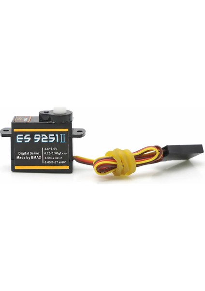 Emax ES9251 Iı 4gr Dijital Servo Motor Mini Plastik Dişli 0.25KGCM Tork Rc Uçak Drone Robot Kol
