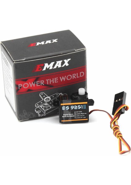 Emax ES9251 Iı 4gr Dijital Servo Motor Mini Plastik Dişli 0.25KGCM Tork Rc Uçak Drone Robot Kol