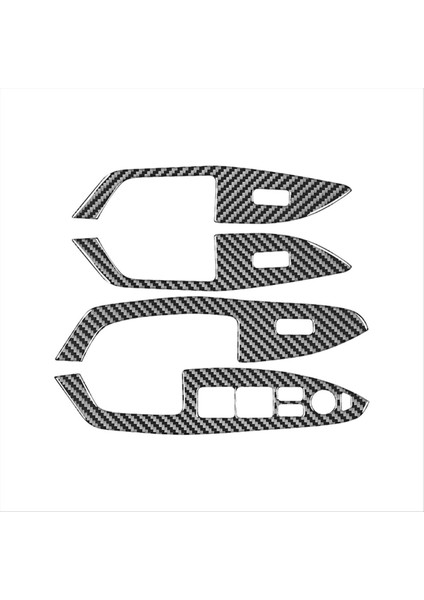 Kia K5 Optima Için Karbon Fiber 2011-2015 Lhd Pencere Kaldırma Anahtarı Kapak Trim Iç Aksesuarlar B (Yurt Dışından)