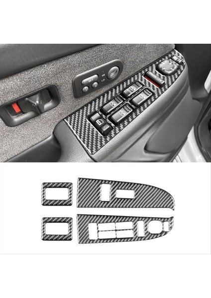 Chevy Silverado Için Karbon Fiber 1500 1999-2002 Pencere Asansör Anahtarı Kapak Trim Çerçeve Iç Aksesuarlar (Yurt Dışından) indirimleri