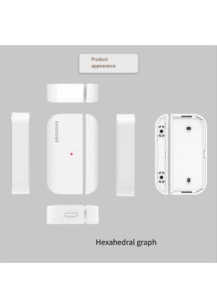 Staniot Tura Kapı Sensörü Akıllı Ev Güvenlik Penceresi Dedektörü Kapı Sensörü Anahtarı Tutucu Pencere Alarm Kontak Sensörü (Yurt Dışından) modelleri