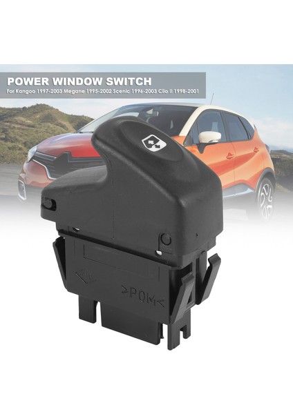 6 Pin Güç Penceresi Anahtarı 7700429998 Renault Kangoo Için 1997-2003 Megane 1995-2002 Scenic 1996-2003 Clio Iı 1998-2001 (Yurt Dışından) fırsatları
