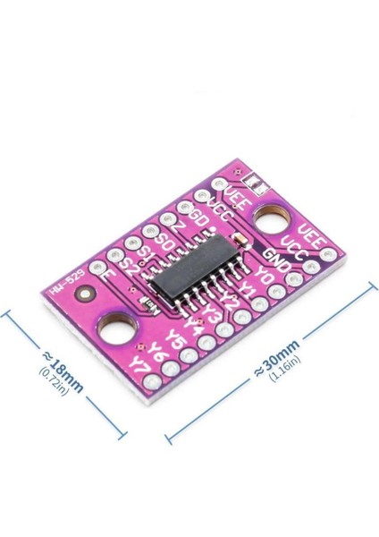 74HC4051 Modül 8 Kanal Analog Dijital Anahtar Çoklayıcı Seçici