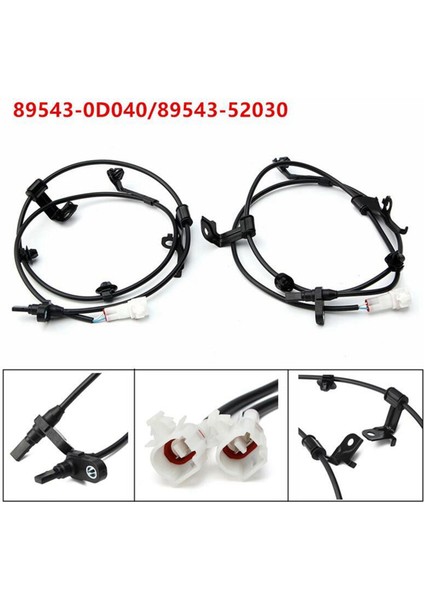 3 Çift Ön Sol ve Sağ Abs Tekerlek Hız Sensörü 2006-2012 Toyota Yaris 2008-2009 Scion Xd 89543-52030 89543-0D040 (Yurt Dışından) modelleri