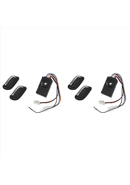 2x 36V-72V Evrensel Uzaktan Kumanda Elektrikli Scooter Alarm Güvenlik Sistemi E-Bisiklet Moped 110DB Akıllı Hırsızlık Önleme Alarmı (Yurt Dışından)