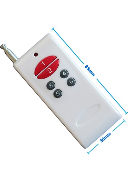 6 Kanal 433MHZ Uzaktan Kumanda Garaj Otomatik Kapı Kepenk Bariyer Alarm Lamba Motor Kontrol Anahtar modelleri