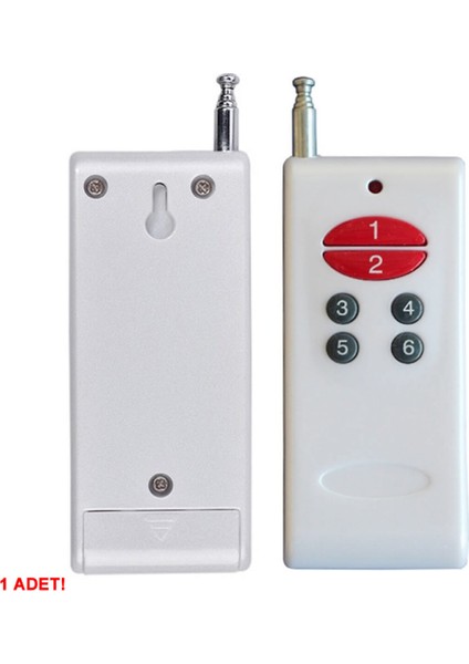 6 Kanal 433MHZ Uzaktan Kumanda Garaj Otomatik Kapı Kepenk Bariyer Alarm Lamba Motor Kontrol Anahtar