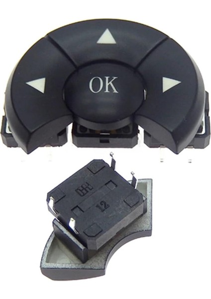 4 Yön Ok 12X12MM Buton 1 Set Navigasyon 5 Buton 5 Başlık 4 Yön Tamam Anahtar Tuş Takımı Kumanda