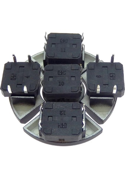4 Yön Ok 12X12MM Buton 1 Set Navigasyon 5 Buton 5 Başlık 4 Yön Tamam Anahtar Tuş Takımı Kumanda