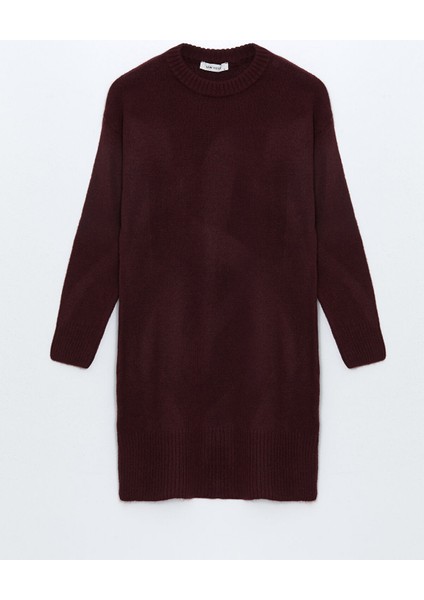 Yeni Sezon Bisiklet Yaka Kadın Triko Elbise indirimleri