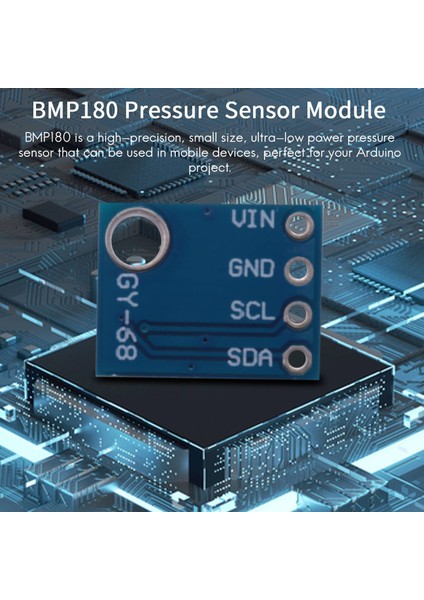 5pcs Gy-68 BMP180 Barometrik Basınç Sıcaklık Sensörü Modülü BMP085 (Yurt Dışından) modelleri