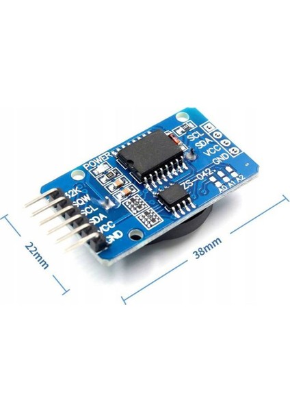 DS3231 Rtc Gerçek Zaman Saat Modülü Mini Iıc Gerçek Zaman Saniye Dakika Saat Gün Ay Yıl Tarih