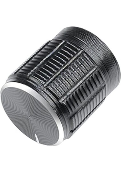 Alüminyum Pot Başlığı 6mm Tırtıklı Mil 6mm Siyah Metal Potansiyometre Rotary Enkoder Ses Voltaj modelleri