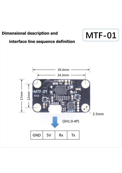 Mtf 01 Optik Sensör Modülü PMW3901 Optik Akış Sensörü Iha Konumlandırma 8m Lazer Aralıklı Entegre (Yurt Dışından) indirimleri