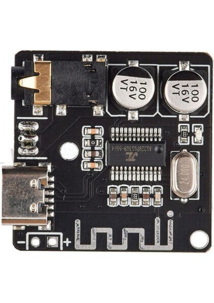 VHM-314 Type-C Bluetooth Kablosuz Ses Mp3 Modül Amfi Müzik Çalma Kartı Dc 5V USB Lityum Pil Batarya