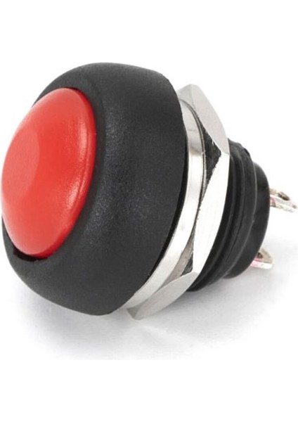 12MM PBS-33B 2 Pin Push Buton Kırmızı On Off 1A 250V Mini Yuvarlak Su Geçirmez Anahtar indirimleri