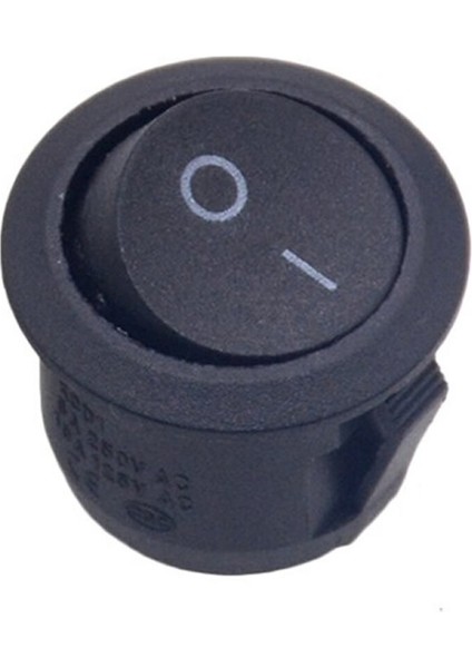 23MM Yuvarlak 2 Pin Anahtar Buton Kcd1 Siyah Plastik Mini Açma Kapama On / Off indirimleri