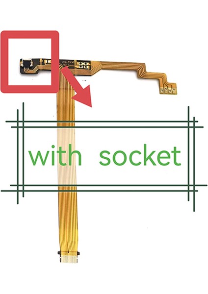 Nikon Af-P Dx 18-55MM 18-55 mm F/3.5-5.6g Onarım Kısmı (Arayüz Ile) Için Yeni Lens Odak Frekans Kablosu (Yurt Dışından)