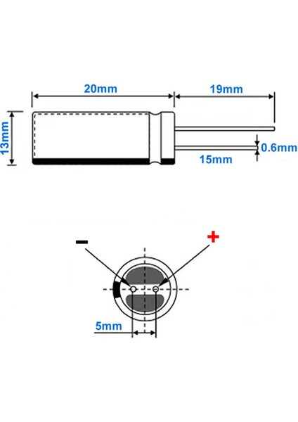 220F 4V 5A Süpercap 13X20MM Dıp Süper Kapasitör Enerji Depolama Güneş Rüzgar Akü Batarya Güç Kaynağı