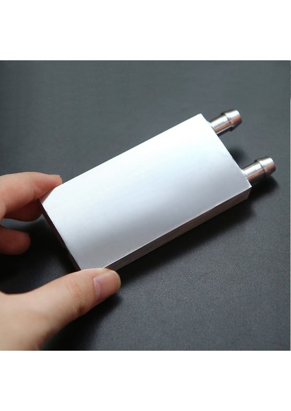 4X8CM Sıvı Su Soğutucu Aluminyum Blok Bilgisayar Cpu Grafik Gpu Anakart Xbox Lazer Kafa Soğutma fiyatları