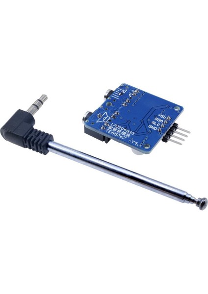 TEA5767 Fm Stereo Radyo Alıcı Modülü Anten I2C Dijital Programlanabilir Düşük Güç 76MHZ-108MHZ indirimleri