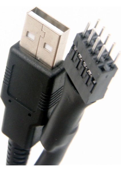 2x 9pin Erkek Harici Usb&#39;den Bir Erkek Pc Ana Pano Dahili Veri Uzatma Kablosu 20 cm (Yurt Dışından) fırsatları